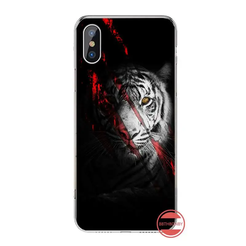 

Tiger Leopard Lion Bite art Phone Case For iphone 12 5 5s 5c se 6 6s 7 8 plus x xs xr 11 pro max