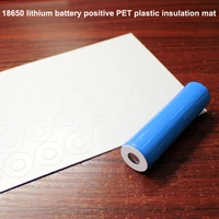 100pcslot 18650 universal battery positive hollow insulation gasket hollow flat head surface insulation mess 1780 3mm
