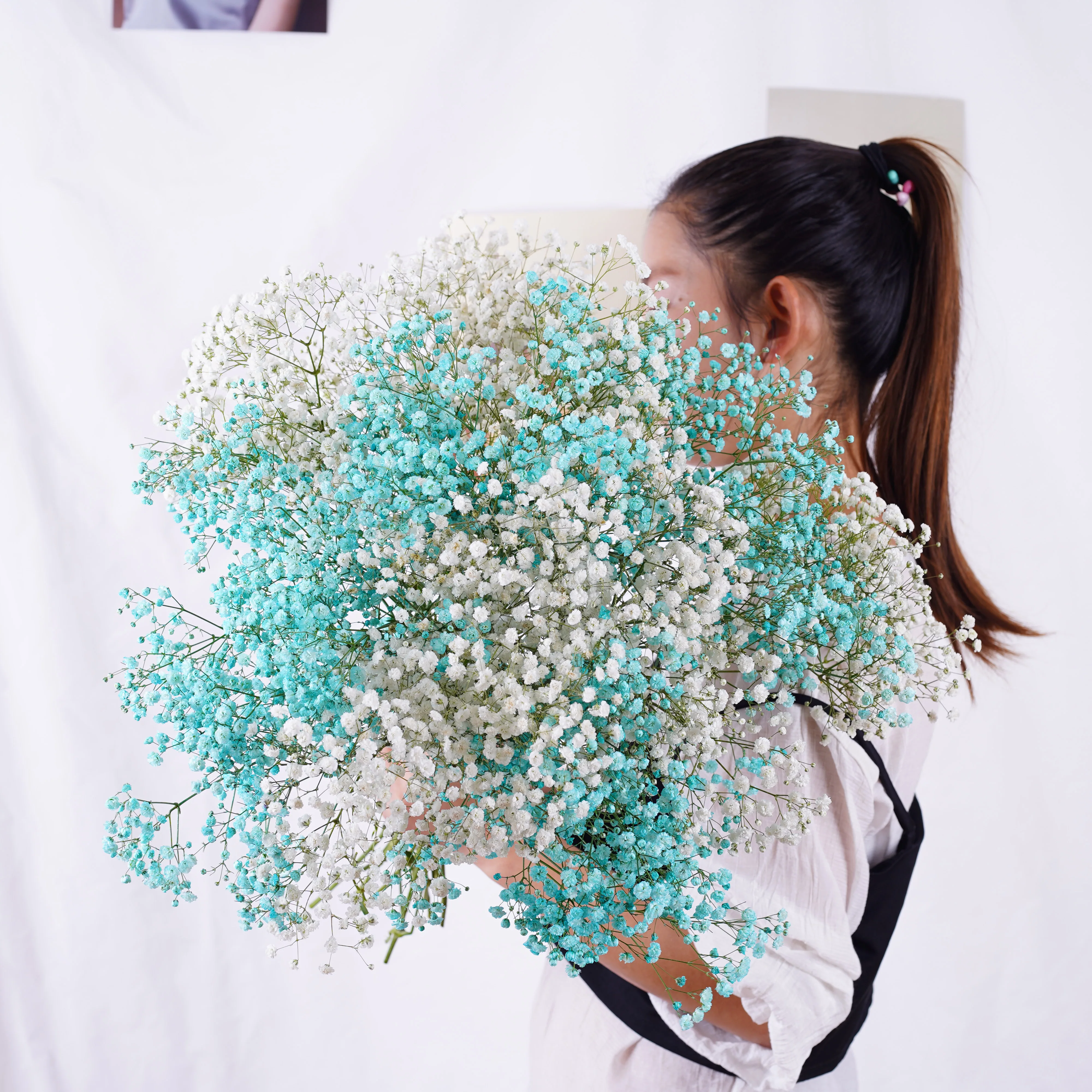 

Dekoration 500g Gypsophila Breath Natural Dried Preserved Baby's Bouquet Babysbreath Flowers Gedroogde Wedding Decoration Bloeme