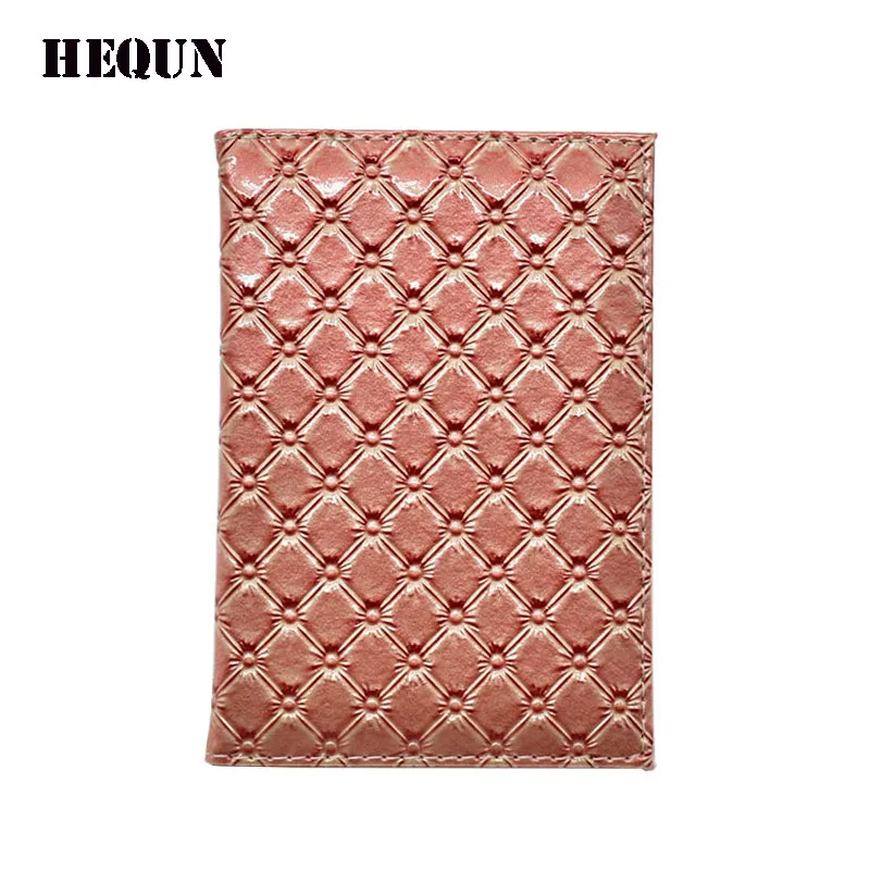 Модная женская Обложка для паспорта HEQUN с цветочным рисунком брендовая милая