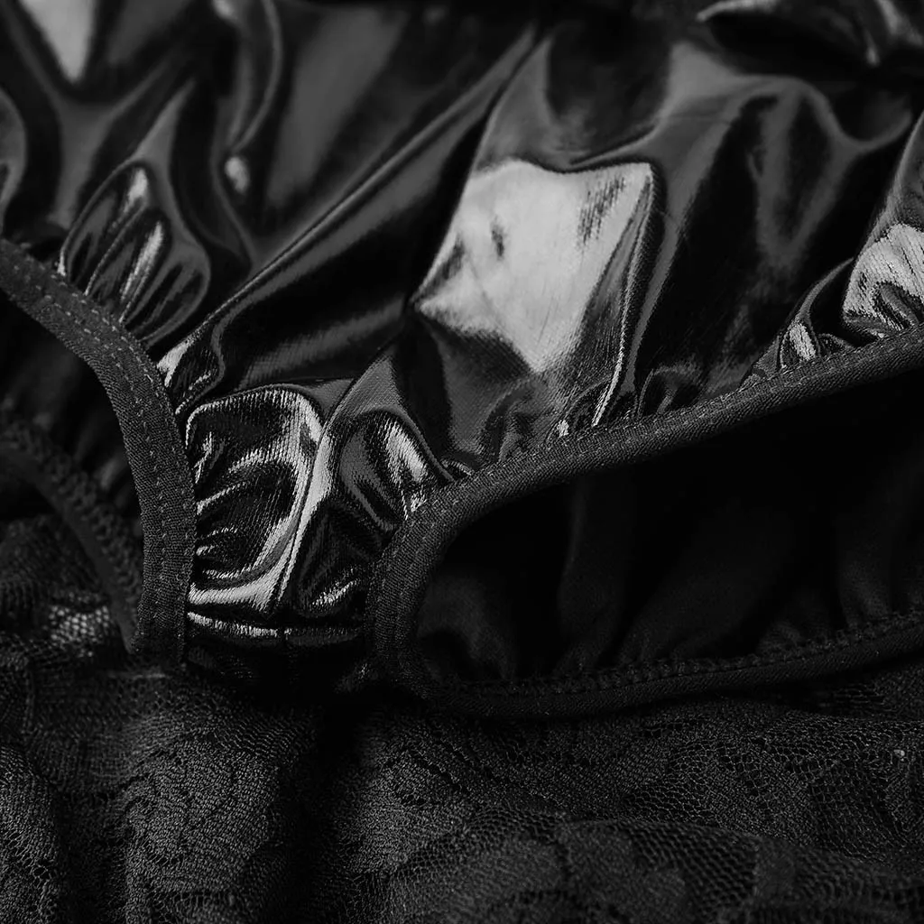Exotic Apparel Women Baby Dolls Erotic Dress Sexy Lingerie Sex Costumes Leather Nightwear Intimates Backless Cross Underwear |