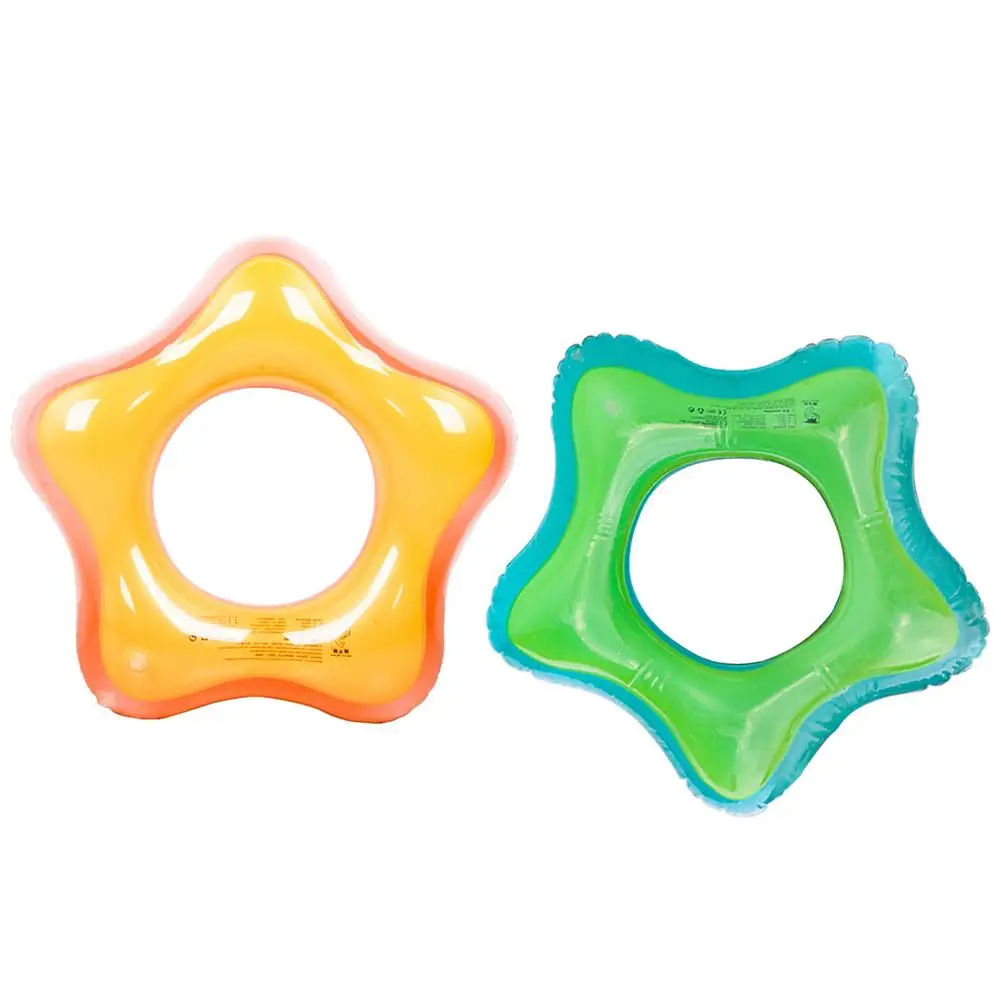 

27,5-35,4 дюйма, аксессуары для плавания, кольцо на шею, кольцо для плавания со звездами, круг-поплавок для младенцев, Надувное плавательное коль...