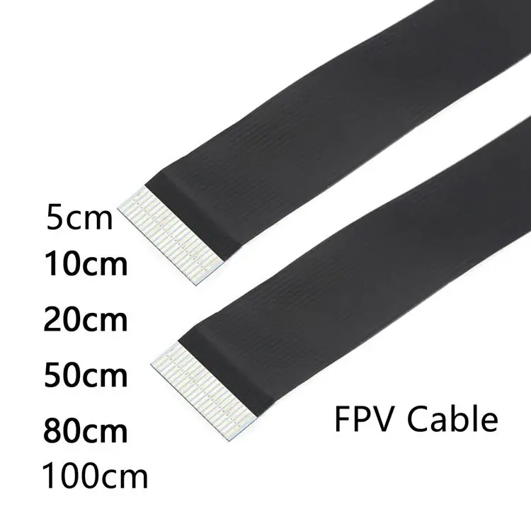 

FPV HDMI-compatible Type A Male UP&Down Angled90 Degree to HDMI Male HDTV FPC Flat for Multicopter Aerial Photography Cable