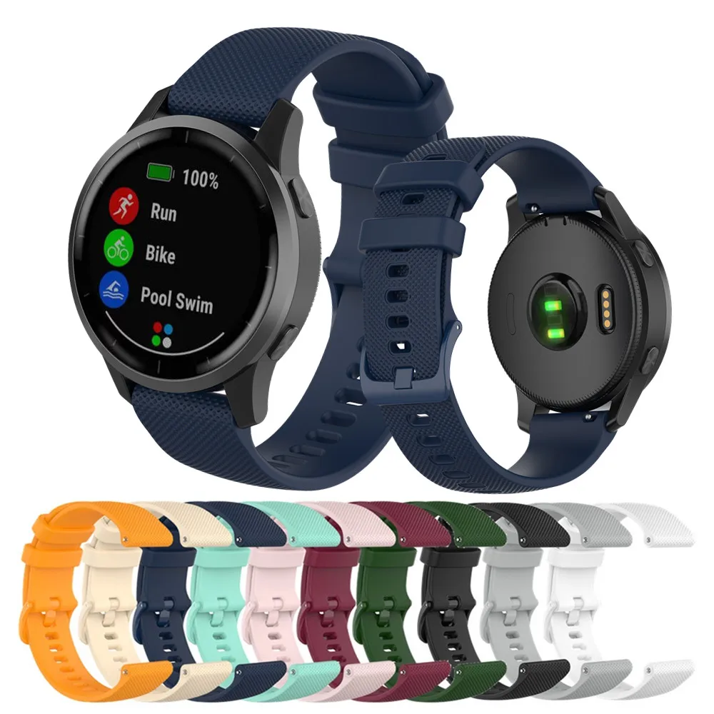 

Sport Silicone Wrist Strap For Garmin Vivoactive4 Vivoactive4S Vivoactive3 Smart Watch Band Bracelet Smart Wristband Accessories