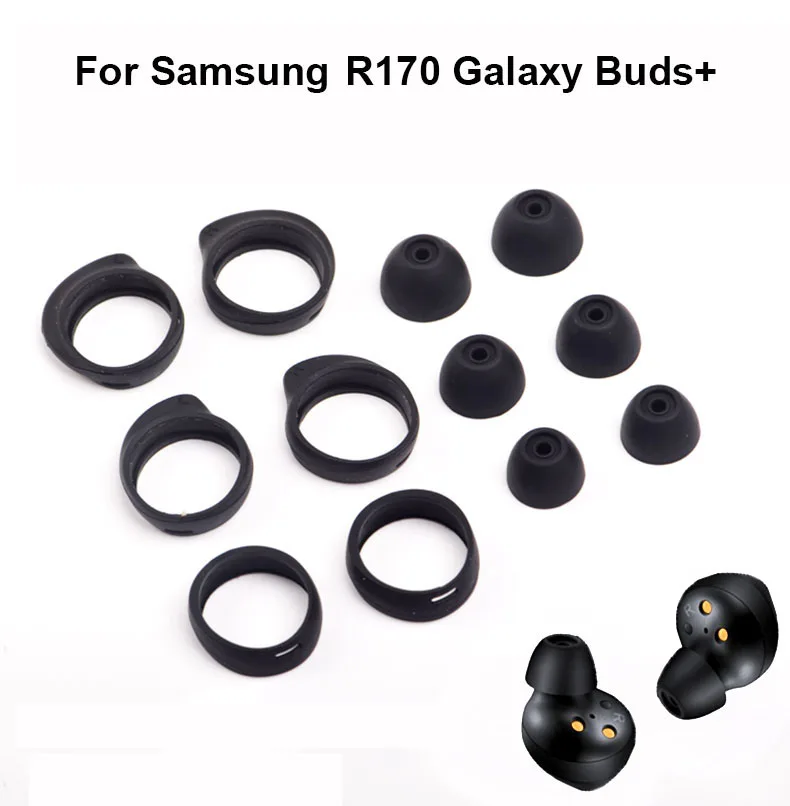 Силиконовый чехол для наушников Samsung R170 Galaxy Buds + амбушюры подушка bluetooth-гарнитура