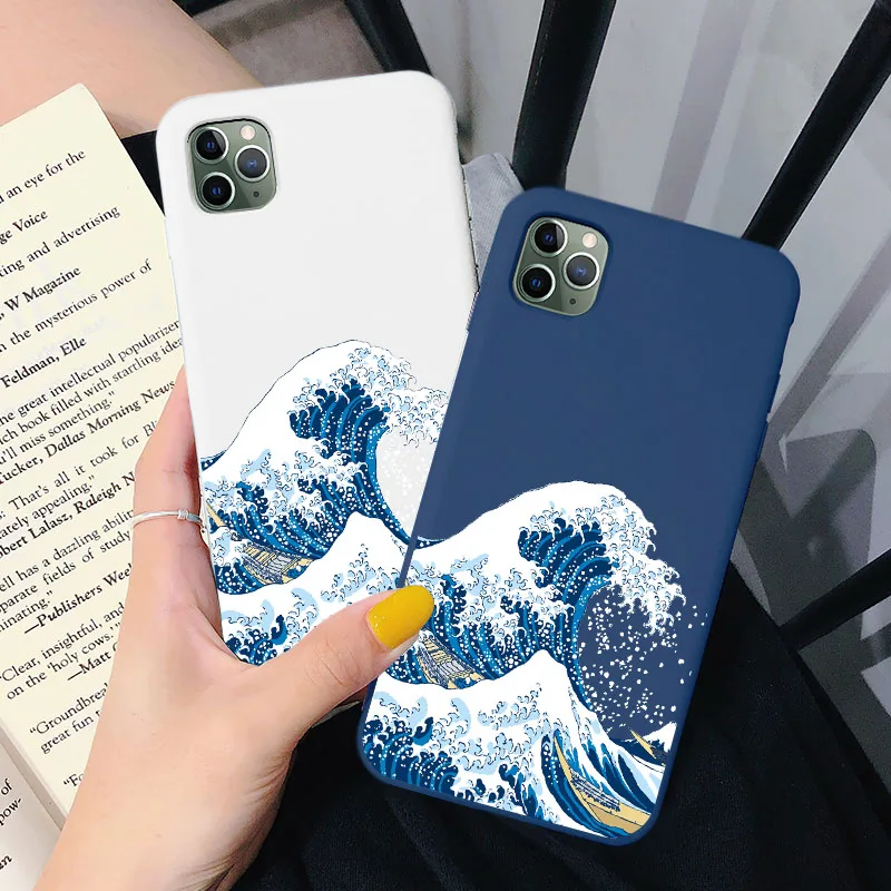 Magic surfing for iphone X XS MAX XR The Big Wave of kanagawa Cover Soft Fundas case For iPhone 12 11 pro MAX 6 7 8 Plus SE 2020
