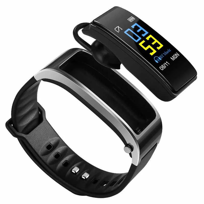 Wrist Bluetooth headset smart Bracelet two in one multi-function call sports watch heart rate for men and women | Электроника
