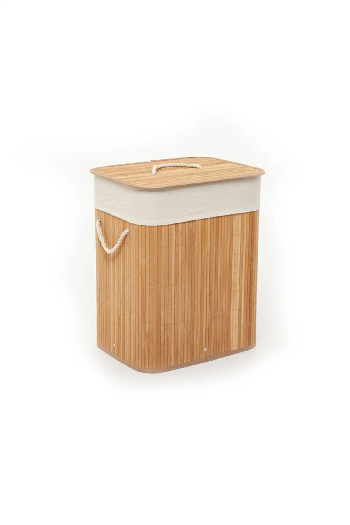 

Bamboo Laundry Basket 60 Liters Storage in the Home and Organization For Laundry Room Storage and Laundry Baskets laundry