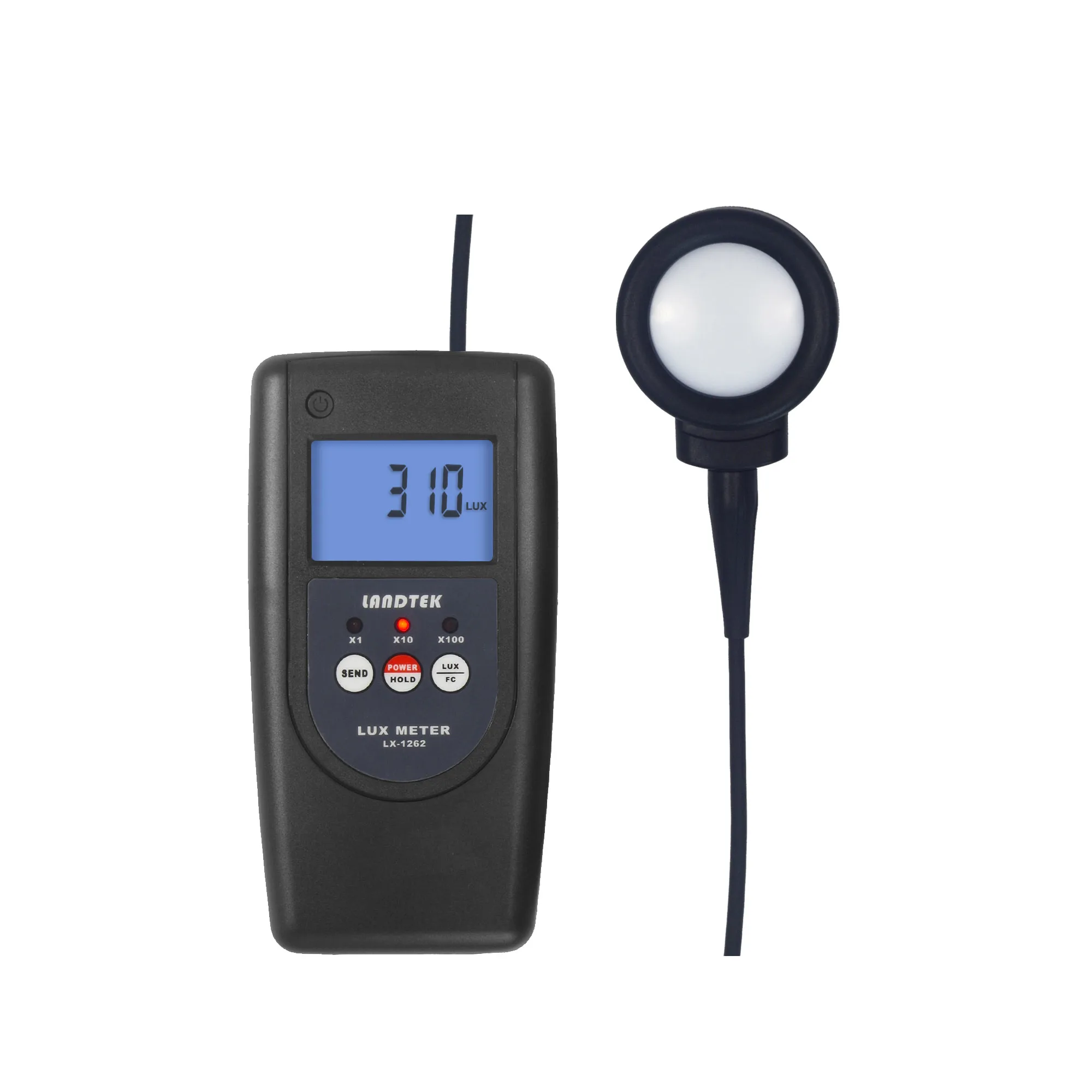 

High Quality Lux Meter LX-1262V 0~20000FC