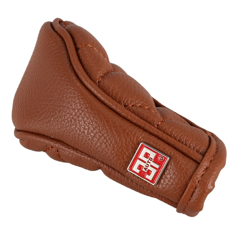

Automatic Transmission Car Gear Shift Knob Shifter Cover Sleeve Brown