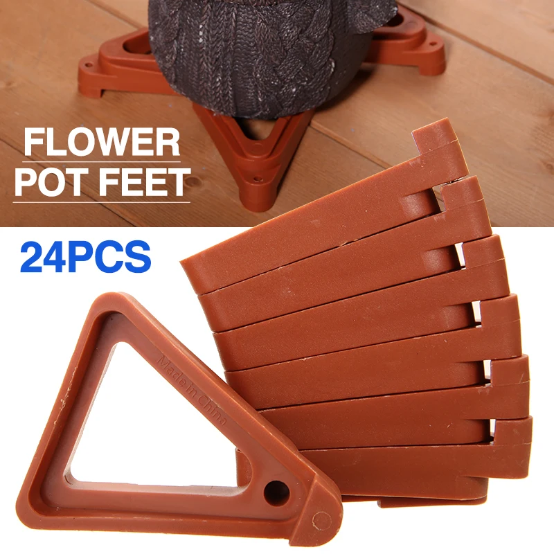 

Цветочные горшки, невидимые, низкопрофильные подставки для садовых цветов, подходят для различных форм