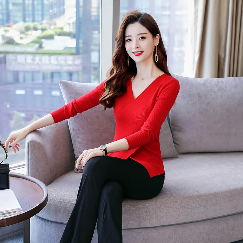 

Women's New Autumn Knit Long Sleeve Slimming Jacket Wide Leg Pants Fashion Goddess Two-piece Set