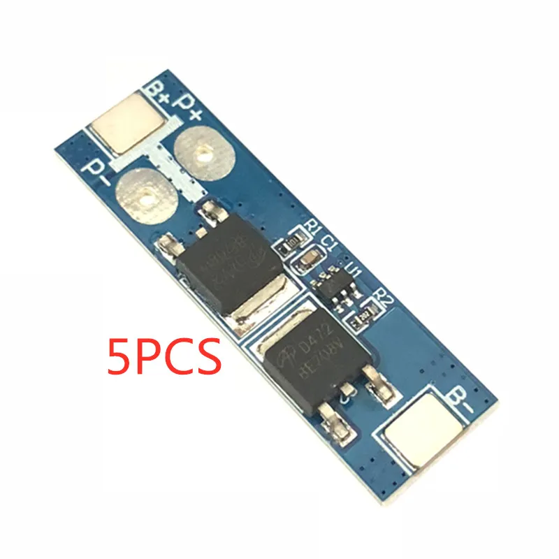 

5 шт. 3,2 В литий-железная фосфат защитная доска односекционная 1 струна 3,7 в батарея с защитой от перезарядки и разряжения 12А