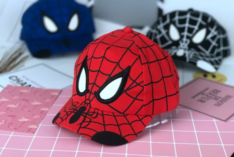 Фильм Человек-паук хлопок Бейсболка с изображением героев мультфильма взрослый