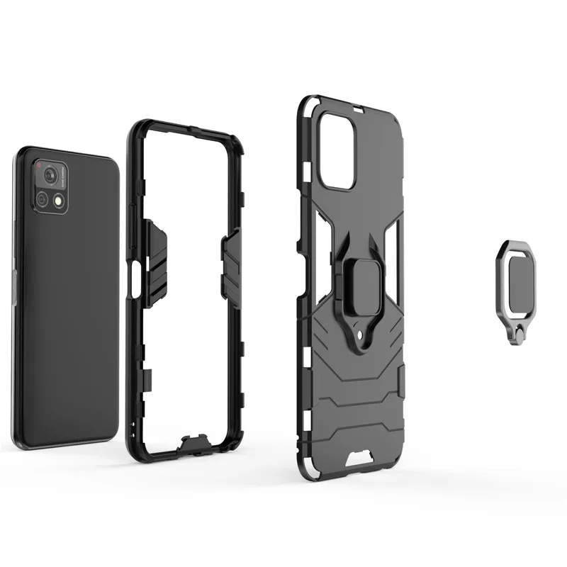 Ring Holder Case For ViVo Y52S Y20 Y20S IQOO U1X U1 Y73S Y70S Y51S V19 X50 Pro Plus Cover Back Phone Bumper | Мобильные телефоны и