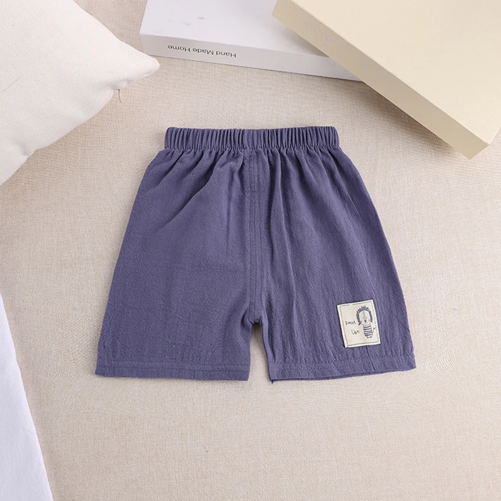 

Summer Korean Style Kids Elastic Waist Shorts Unisex Boys Girls Cartoon Printed Pants Trousers Boy Shorts