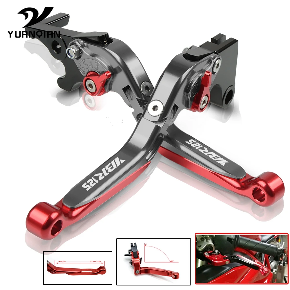 

For YAHAMA YBR125 YBR 125 2005-2014 2013 2012 2011 2010 2009 2008 Motorcycle Extendable Adjustable Folding Brake Clutch Levers