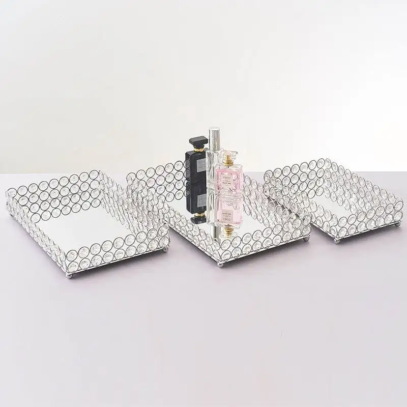 Хрустальный поднос с арахисом подставка для торта косметический хранения