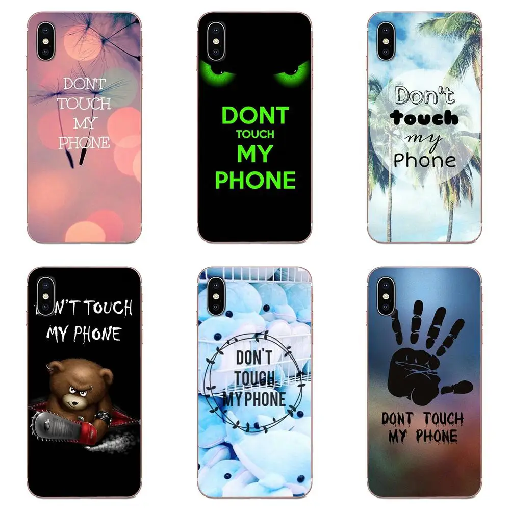 Не прикасайтесь к моим задним чехлам противоударные для Apple iPhone 11 Pro X XS Max XR 4 4S 5 5C 5S