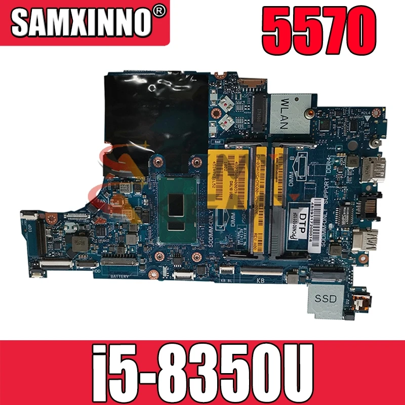 100% новый для Dell 5570 5770 3490 3590 материнская плата с SR3L9 i5-8350U 0NCGFJ CN-0NCGFJ DAL10 LA-F115P работает