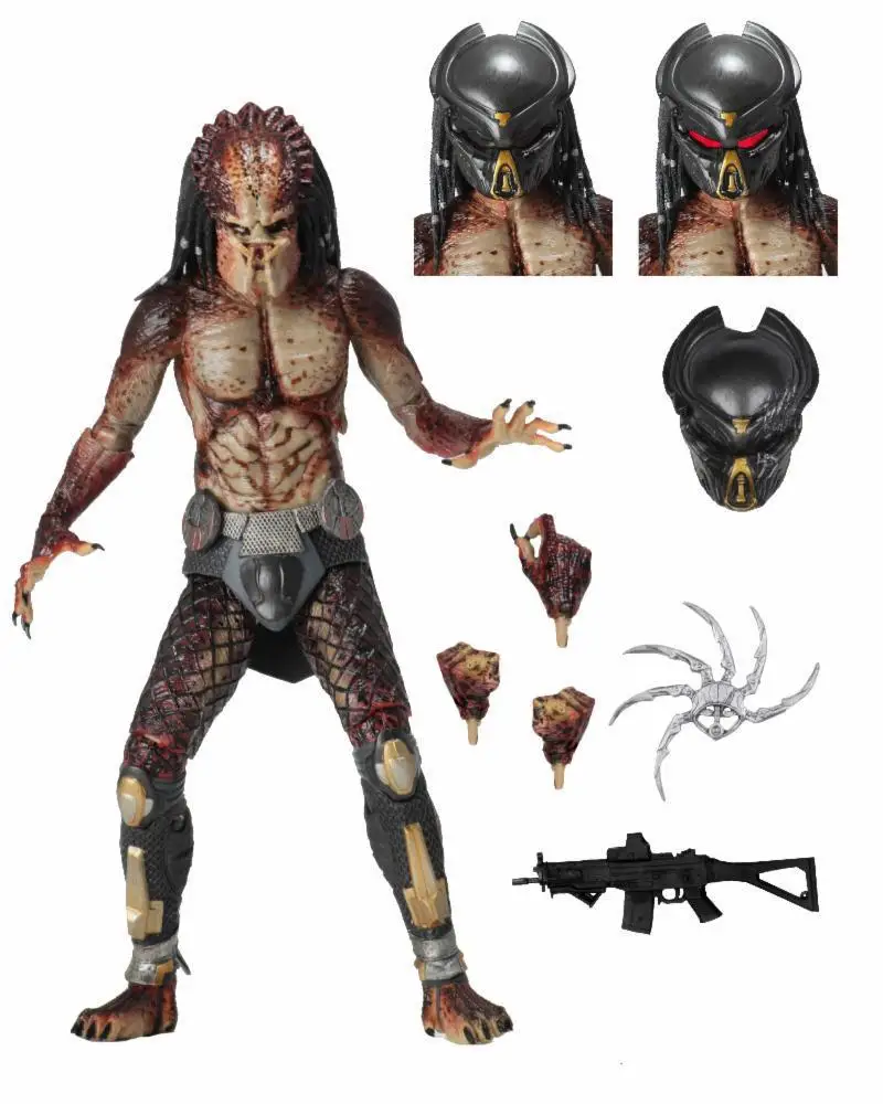 Фильм NECA LAB ESCAPE беглец Хищник с светильник светодиодный маска коллекционные