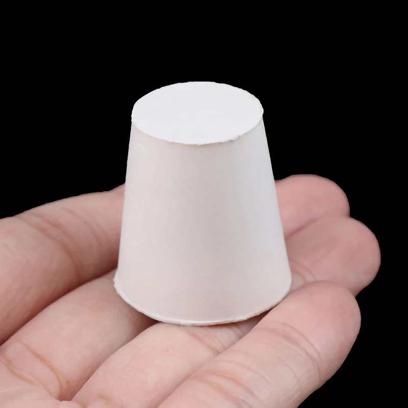2 Pcs Silicone Rubber Plug Stopper With Hole Airlock Bubbler Valve Wine Brew Silicone Plug Rubber Stopper