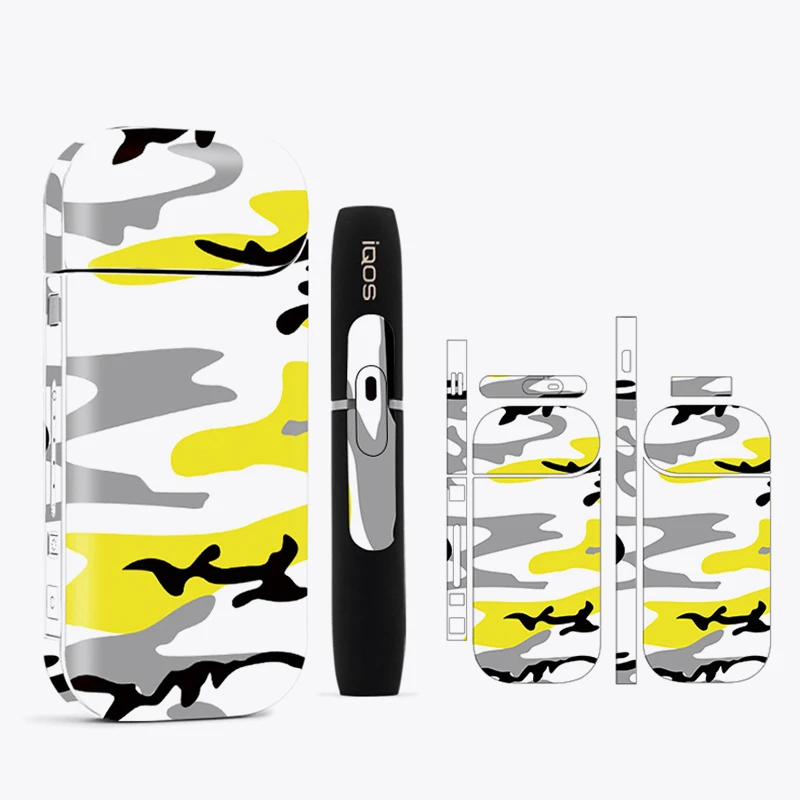 Чехол с героями мультфильмов Volcanee для IQOS, Защитная пленка для IQOS 2,4 Plus, коробка для электронных сигарет, модный стикер, футляр для вейпа - Color: 54