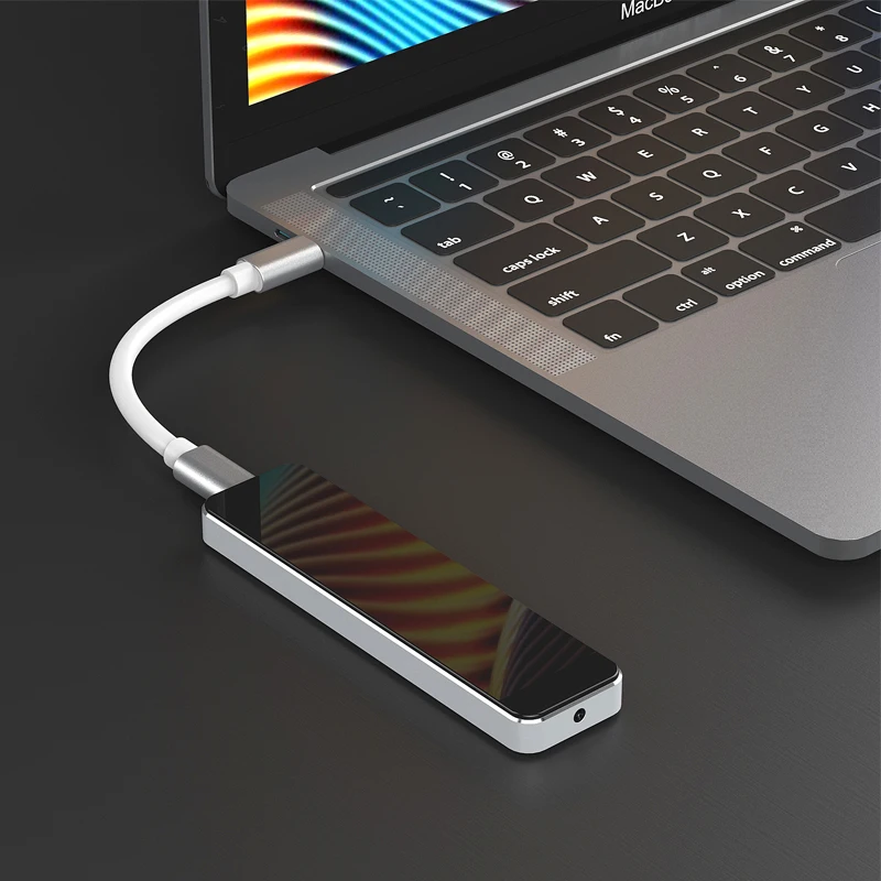 NVME PCIE usb3.1 корпус для жесткого диска M.2 на USB Type C 10 Гбит/с портативный внешний SSD |