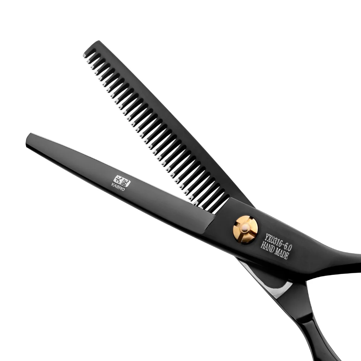 

7PCS Hair Scissors Set 6" Professional Hair Cutting Scissors Black Hair Dresser Scissor Hairdressing Barber Thinning Scissor