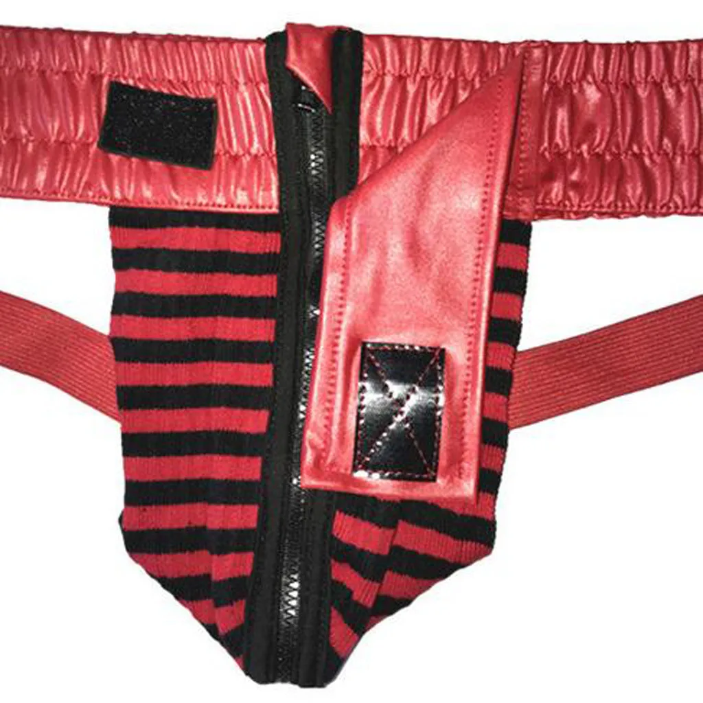 Стринги для мужчин g string Лоскутное Сексуальное нижнее белье трусики на молнии с