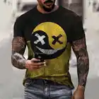 Футболка мужская с 3D-принтом XOXO, красивая модная Уличная Повседневная модная кофта с круглым вырезом, лето 2021