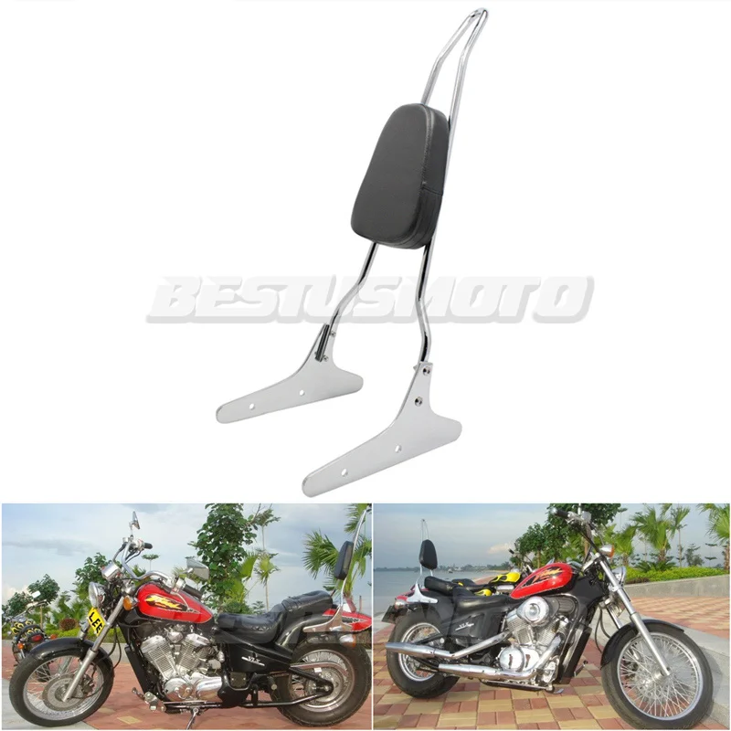 

Motorcycle Accessories Backrest Sissy Bar For Honda Shadow VLX 400 Steed 400 VLX400 1991 1992 1993 1994 1995 1996 1997 1998