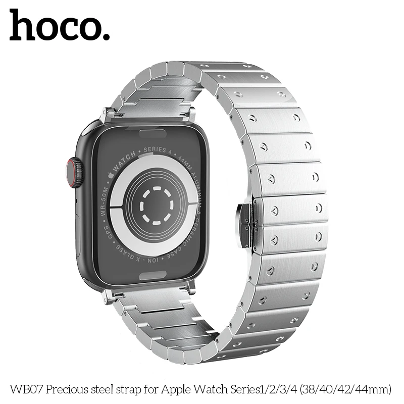 HOCO ремешок для часов Apple Watch из нержавеющей стали 38 мм 40 42 44 Series 1 2 3 4 5 | Наручные