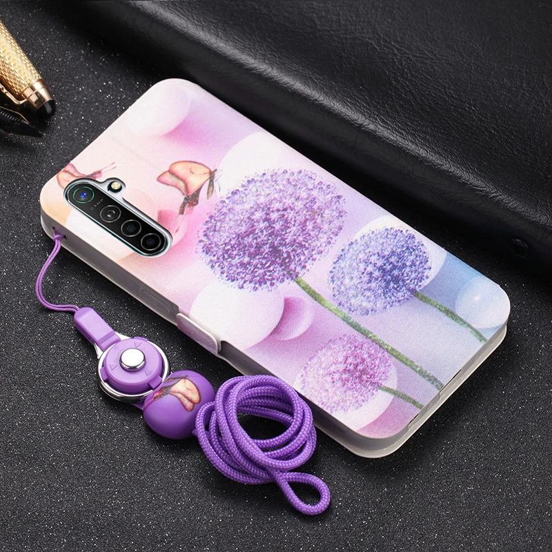 Кожаный чехол s для OPPO A9 A5 K1 K3 K5 для Realme XT X2 X Lite, кожаный чехол-бумажник с откидной крышкой и отделением для карт, чехол с полной защитой