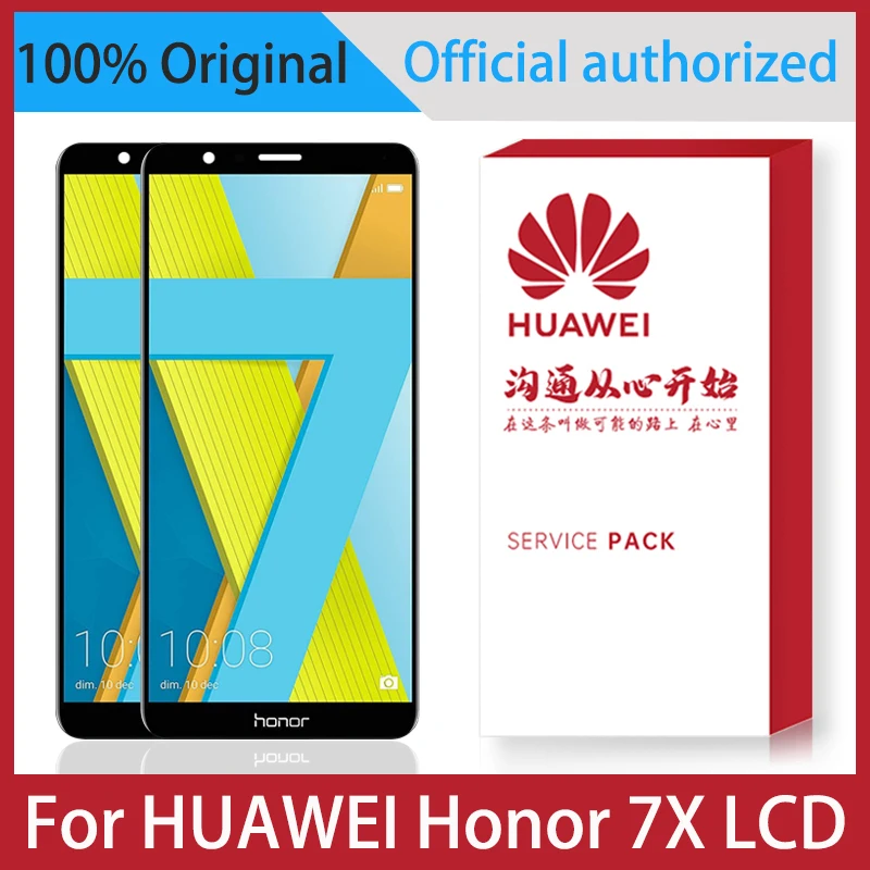 

Original 5.93'' Display For Huawei Honor 7X LCD BND-AL10 BND-L21/L22 Display Touch Screen Digitizer Assembly Replacement Parts