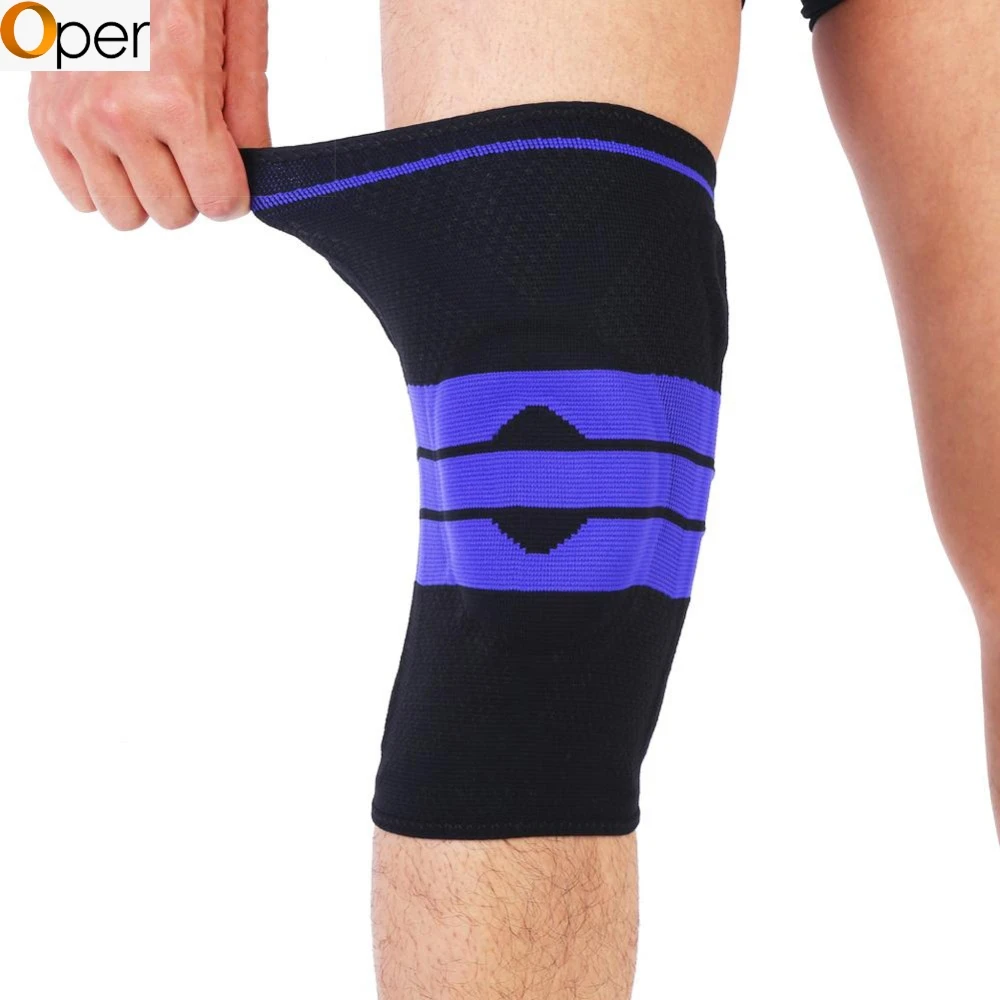 Дышащий Бандаж для поддержки колена занятий спортом на открытом воздухе анти