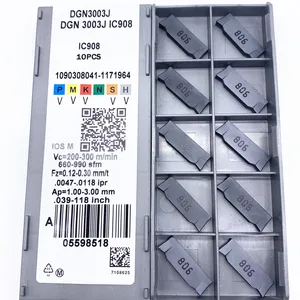 10 шт. DGN2002C2002J IC908 DGN3003J3003C IC908 карбидная вставка для пазов с ЧПУ DGN 3003J IC908 для режущих инструментов