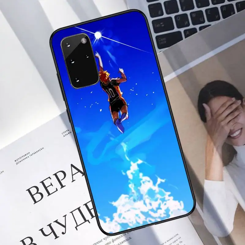 

Haikyuu Hinata attacks Anime Phone Case For Samsung A40 A31 A50 A51 A71 A20E A20S S8 S9 S10 S20 Plus note 20 ultra