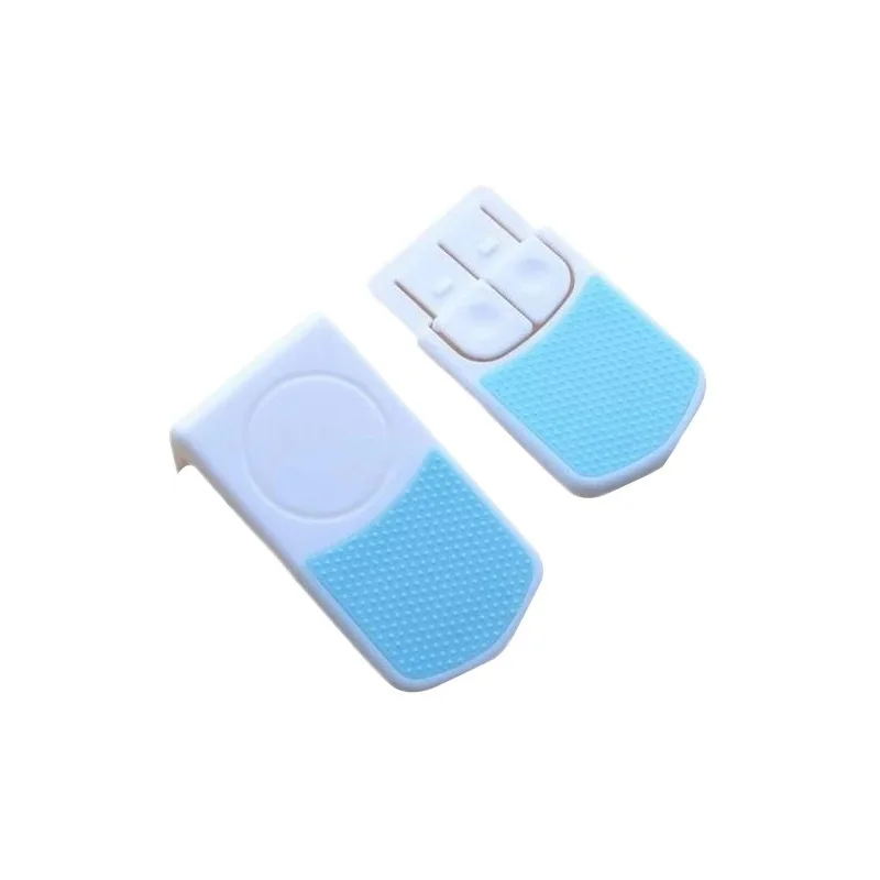 10 шт./лот замок для безопасности детей детские товары цветные двойные защелки под