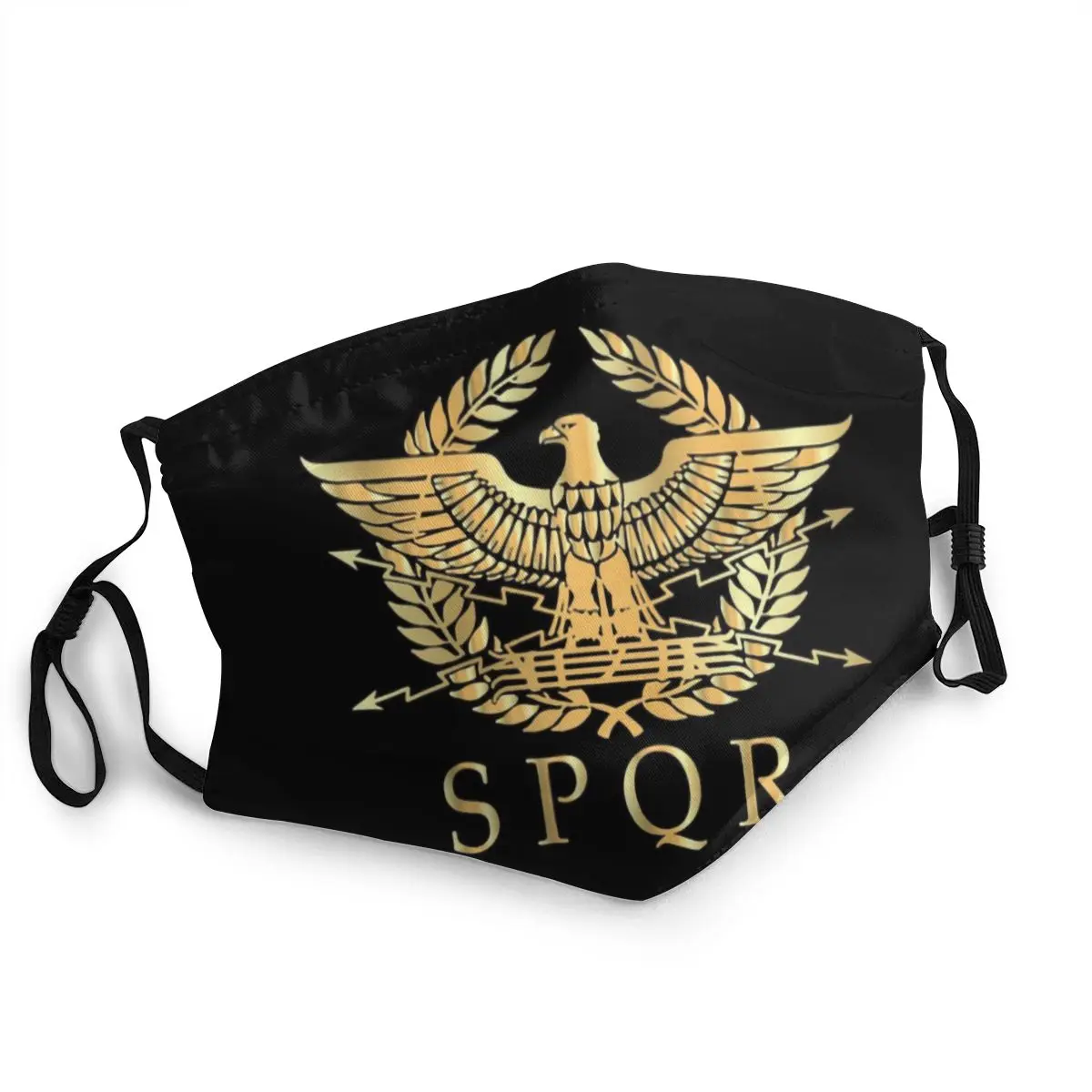 Винтажная Золотая Римская империя с эмблемой византийского орла маска для лица