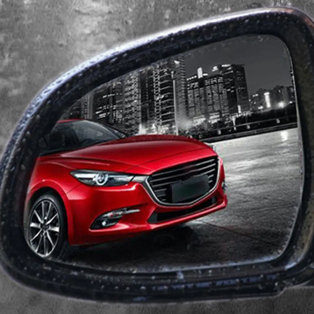 Автомобильная зеркальная защитная пленка заднего вида анти-дождь туман