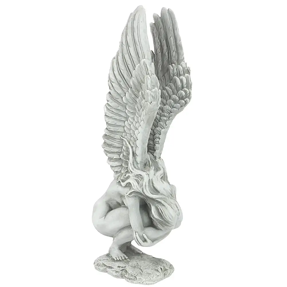 

Angel Statue Angel Wings Sculpture Angel Resin Ornaments for Home Office Church Decoration