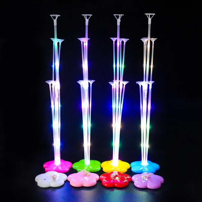 

7 Tubes Balloon Stand Holder Column Confetti Balloons Holder Happy Birthday Ballon Kids Baby Shower Wedding Party Decoration