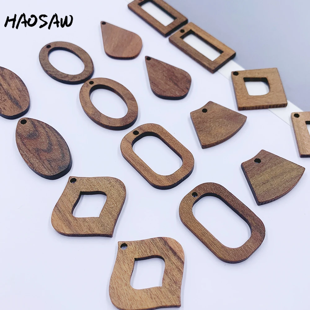 HAOSAW выберите 6 шт./лот полное дерево/Сделай сам изготовление ювелирных