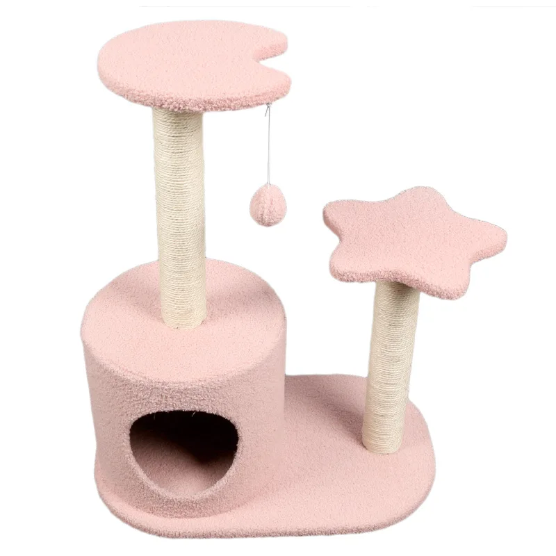 

Cat Tree Furniture Tower Climb Activity Tree Scratcher Play House Kitty Tower Furniture Pet cat toy climbing