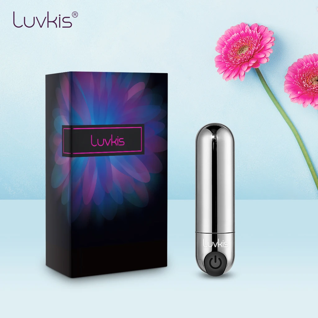 Luvkis 10 скоростной мини вибратор пуля USB Перезаряжаемый водонепроницаемый