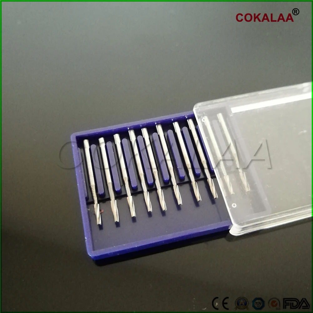 10 шт./лот зубная отделка обработка карбид Бур эндодонтическая дрель для