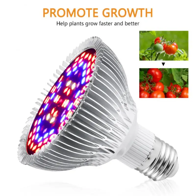 

Aluminum LED Grow Light 40-200Leds Full Spectrum Sunlike E27 LED Growing Bulb For Indoor Hydroponics Flowers Plants Growth Lamp