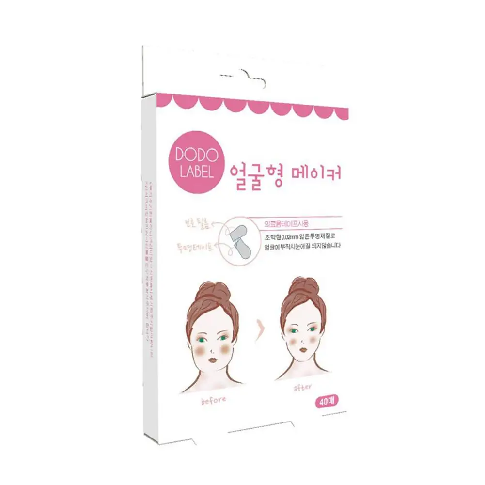 

40pcs/bag Lift Face Stickers Makeup Face Chin Lift Tools Thin Face-lifting Invisible Medical Tape Wrinkle Removal Patch