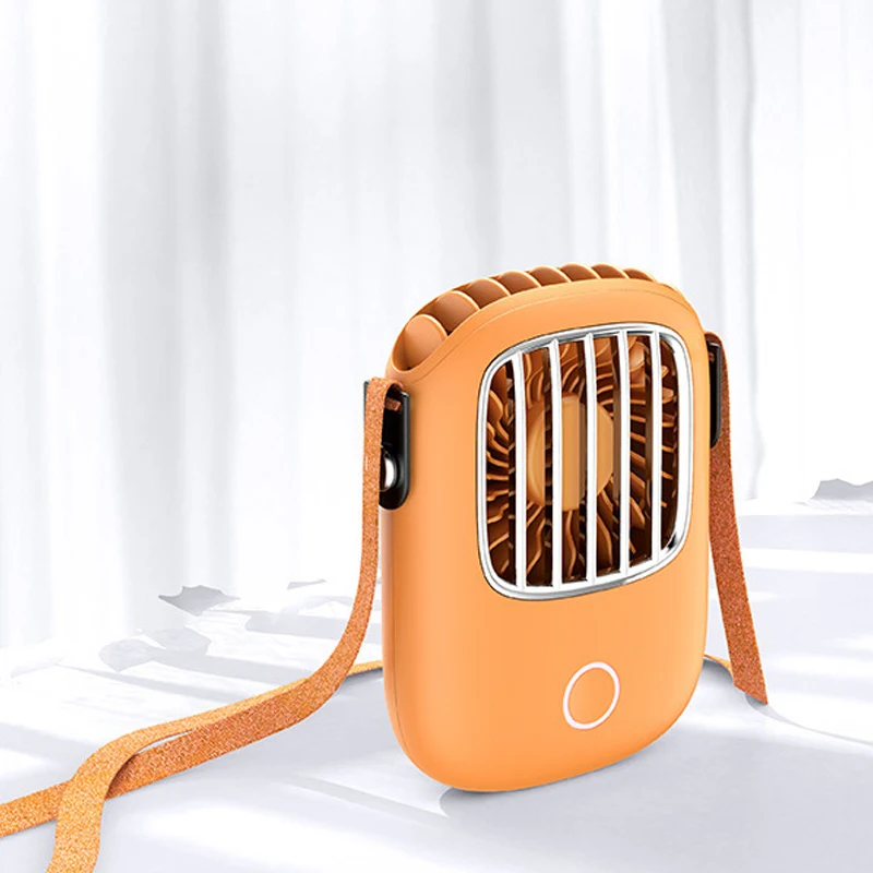 Подвесной шейный портативный вентилятор с зарядкой от Usb охлаждающий воздушный